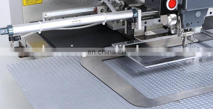 computer industrial electronic programmable sewing machine for jean label attaching