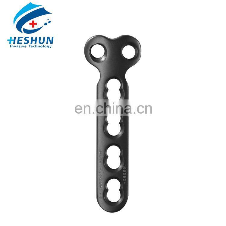 Metacarpal Lokcing miniature plate for hand bone broken L Type medical titanium metacarp plate ortho traumatic mini bone healing