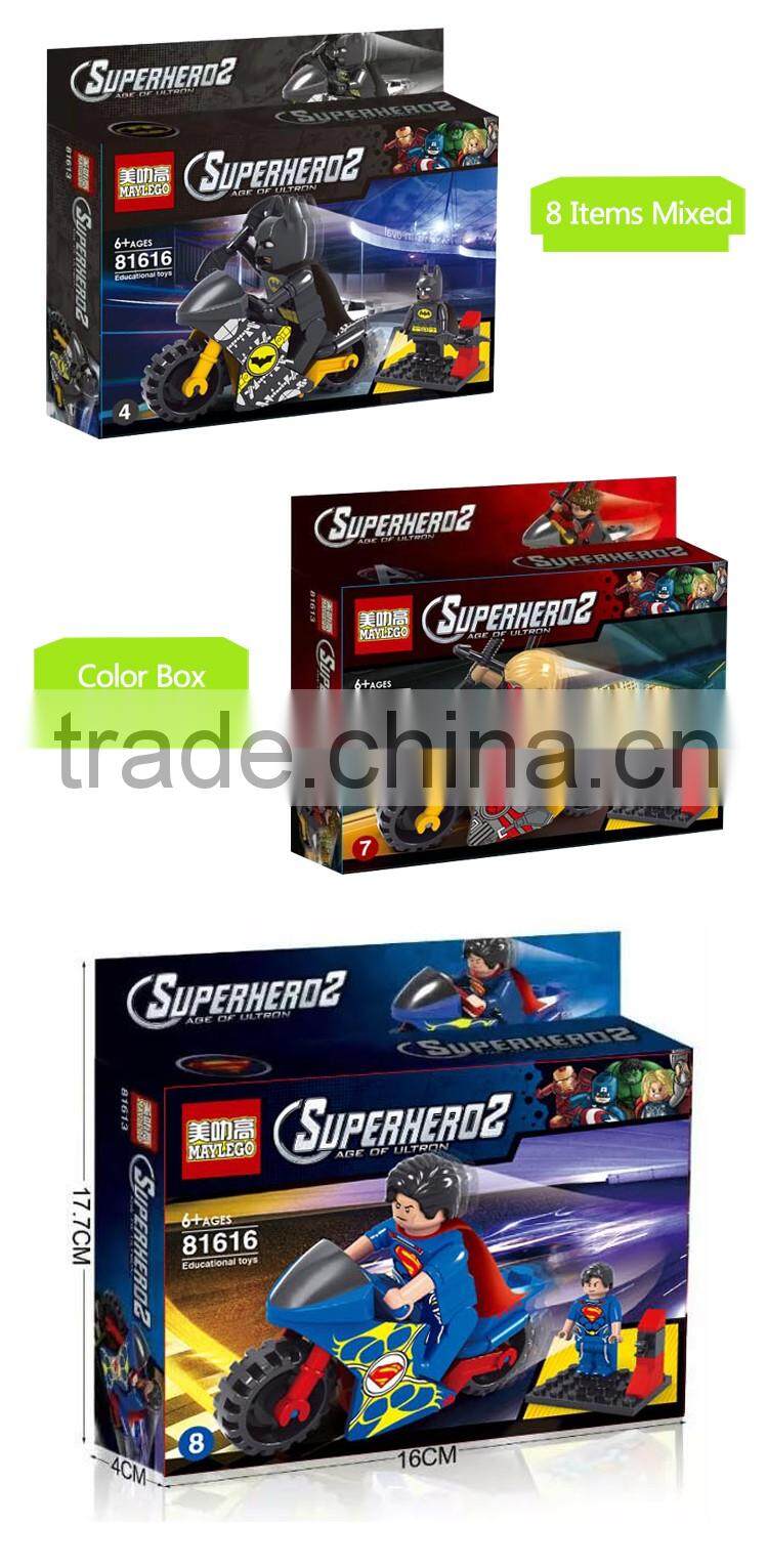 Hot toys kids interlocking building block toys on sale