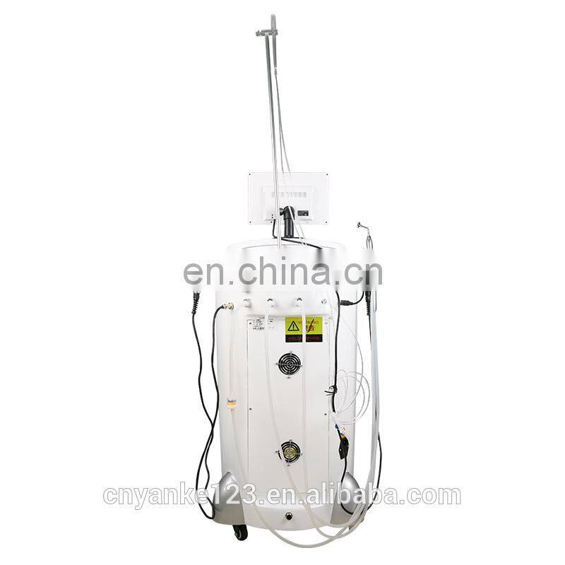 8 in 1 Water Oxygen Jet Facial Hyperbaric oxygen facial machine BIO mask with skin analyzer