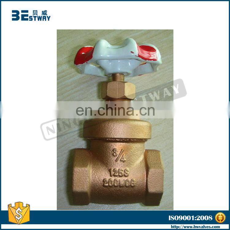 Thread end Brass Gate Valve 1 inch