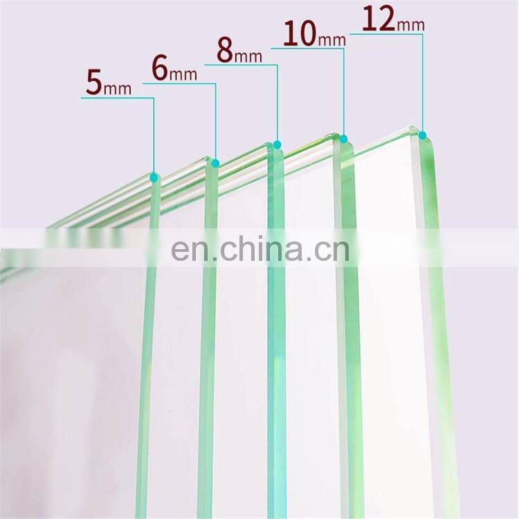 High Quality 10mm 12mm Clear Tempered Glass Hot Sale Price