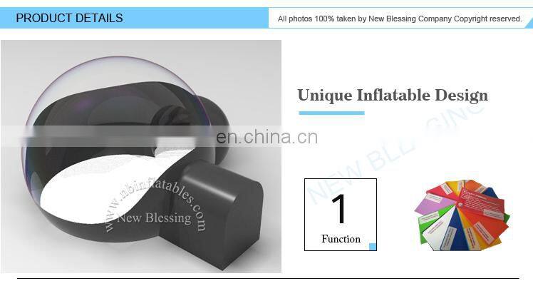 Factory cheap inflatable clear bubble tent for camping under the stars bubble tunnel