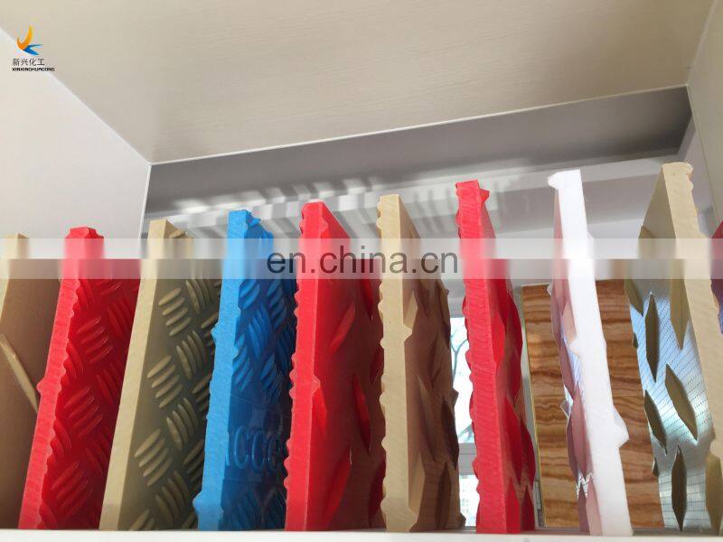 construction temporary impact resistant HDPE plastic track ground protection mat