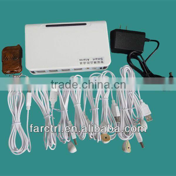 Mobile Phone Security Anti Lost Alarm System 8 Port Usb Charger With Remote Control