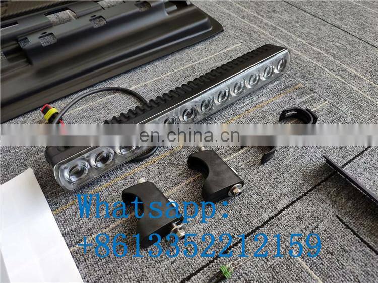 2019 year G class W464 B style carbon fiber roof spoiler for w464 G63 G65 G500 G400 G350 front wing with LED running light