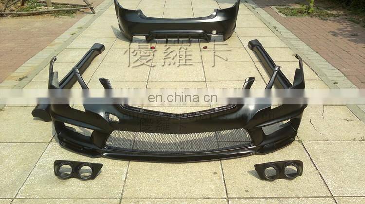 09~13y FRP material W- style W212 body kits for MB E-CLASS w212 car bodykit parts with front bumper rear bumper side skirts