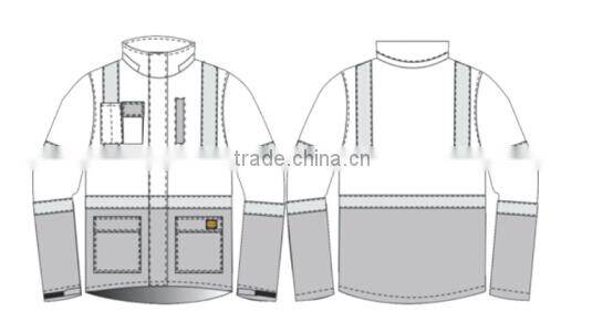 300D oxford with PU coating attached hood raincoat