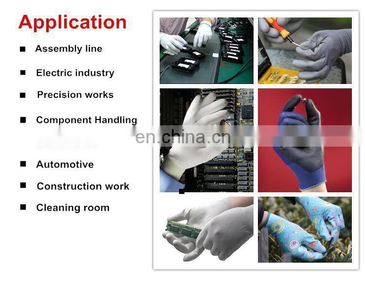 Safety Working 10 Black Pu coated Gloves