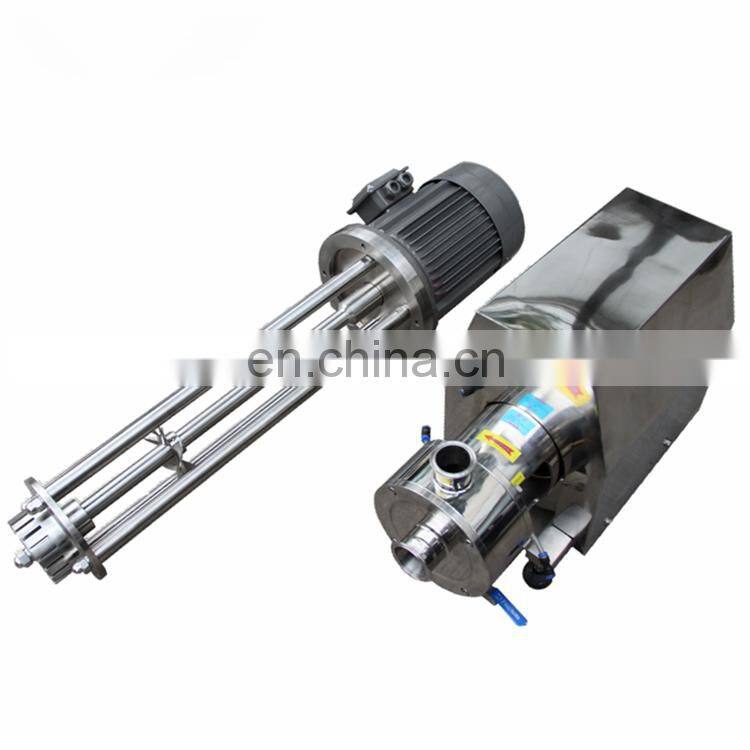 Lab Small Scale High Shear Emulsifier Pump Pipeline Type High Shearig Dispersion Emulsifying Machine Emulsification Pump