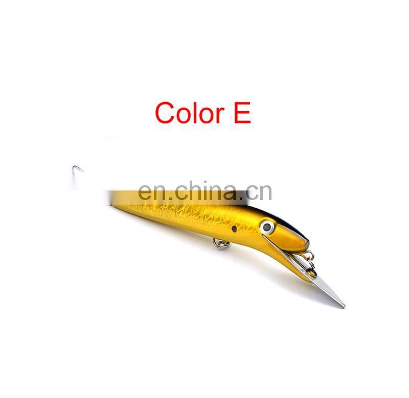 20cm 47g High Quality Wholesale Lifelike Metal Lip Long Casting Fishing Sinking Minnow Bait