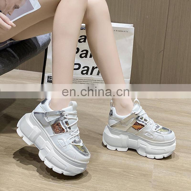 Factory direct sale Christmas high-top thick-soled luxury fashion all-match trend custom leather shoes breathable sneakers