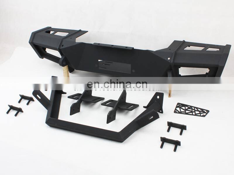 Offroad Black Front Bumper for Jeep Wrangler JK 07+ Accessories Steel Front Bar