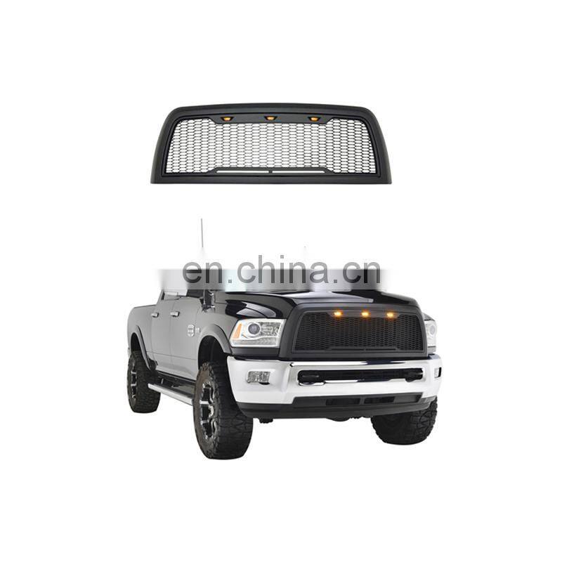 Manufacturer Offroad car grille with light black for Dodge Ram 2500 3500 2010-2012 4x4 accessories