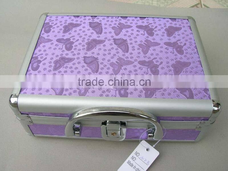 2013 new design aluminium Tattoo Kit Case , cosmetics case with plate inside and compartments size :370*230*270MM
