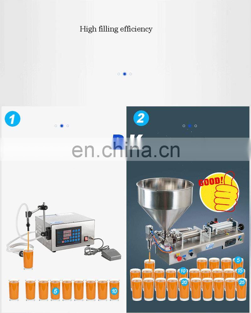 1/4 best-selling cream oil filling machine/manual liquid filling machine