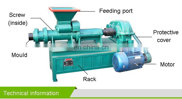Biomass Wood Sawdust Charcoal Coal Briquette Making Machine