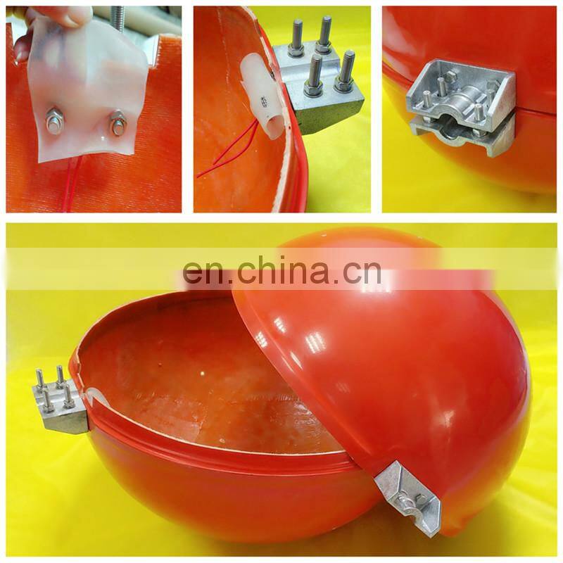 aircraft warning ball signaling spheres for transmission lines