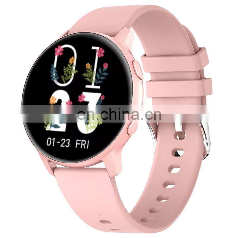 New Arrival Fashion Ladies Smart Band Fitness IP68 Waterproof Play Game Round Touch Screen Sleep Tracker Women MX1 Smart Watch