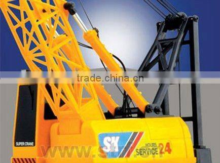 Wire control caterpillar yellow color toy crane with grab