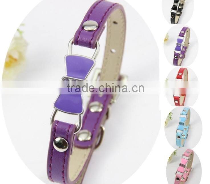 promotion item puppy supplies dog collars leather pet collar