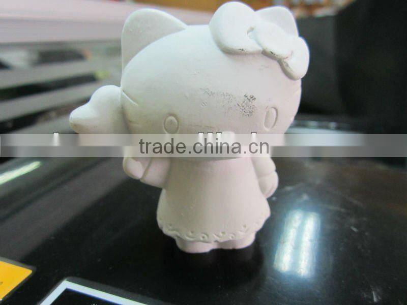 CERAMIC PAINT KIT EASTER RABBIT DIY 6 COLORS 2ML PER COLOR WITH CERAMIC RABBITS AND A BRUSH NON-TOXIC FOR KIDS