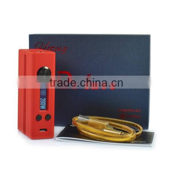 Wholesale price newest e cig mod DX 200W with dna200 chip factory price 100% original Hotcig DX 200W TC Box Mod