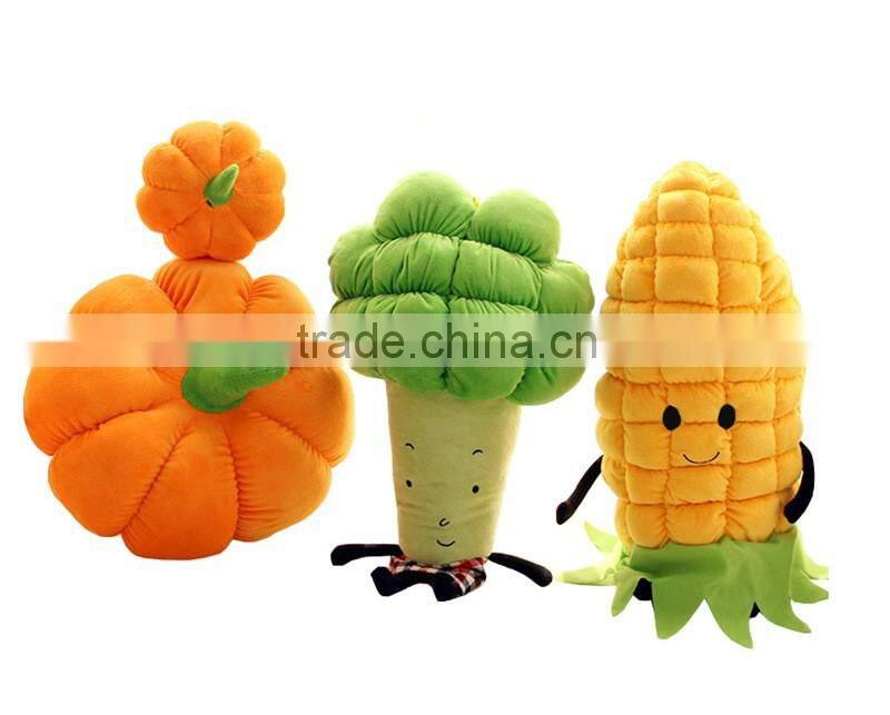 cute carton plush toy corn/vegetable plush toy for child