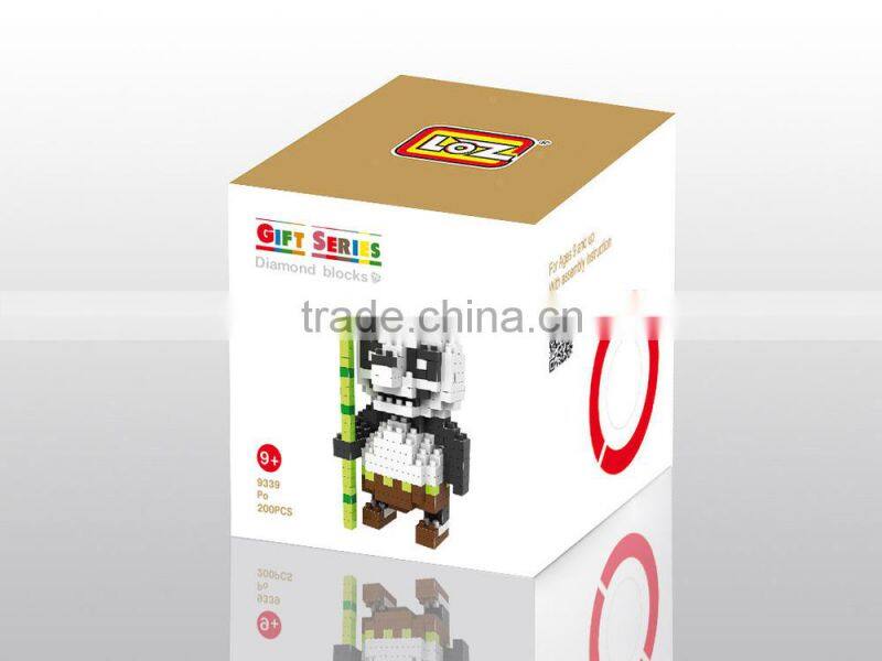 LOZ Diamond Blocks Cartoon Figure Blocks Present for Kids