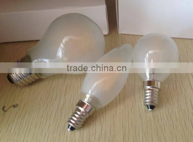TUV CE E14 2w frost glass sapphire substrate led filament candle bulb