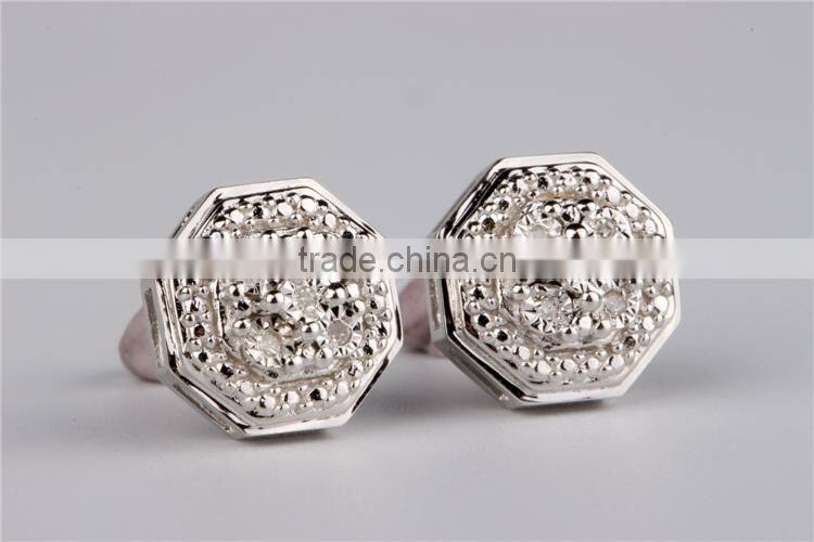 2015 smart earring designs 925 silver sterling brand name silver jewelry