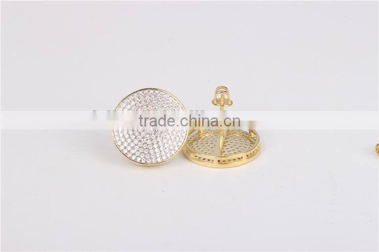 Hot direct sale fashion white zircon 925 silver jewelry stud earring set from china