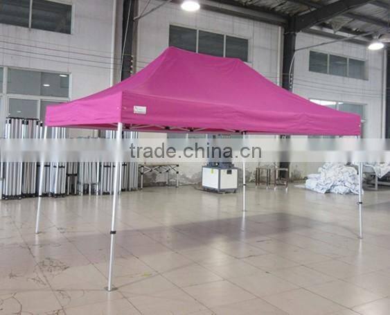 3m x4.5m small hexagon folding gazebo with window and door walls