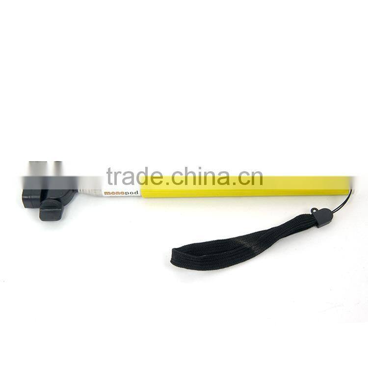 Colorful cell phone stick monopod selfie bluetooth with private label for iphone 6