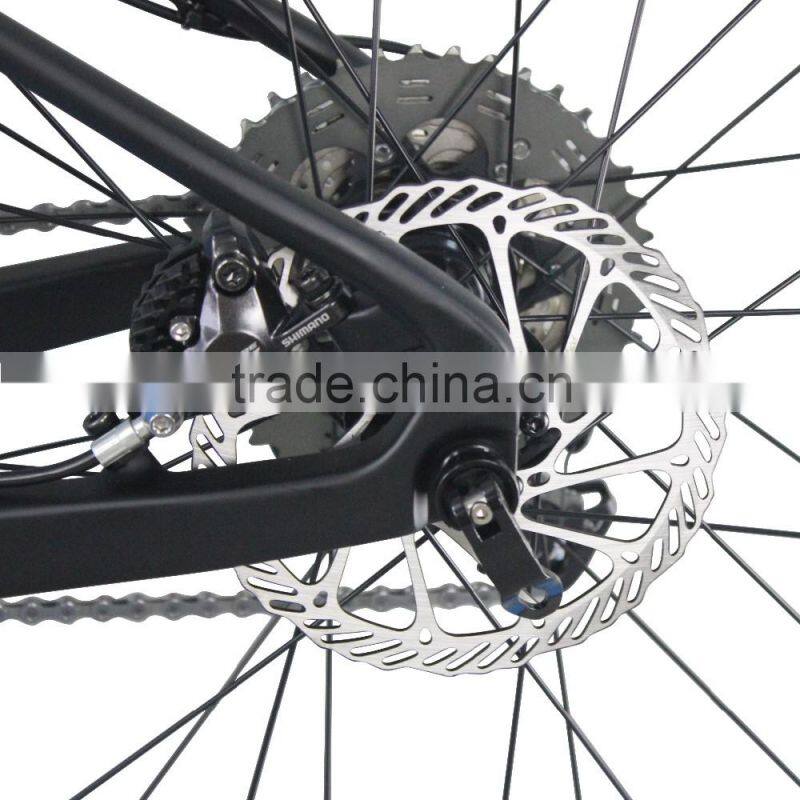 2016 Popular new blue painting carbon fat bike complete fatbike carbon bikes 26x4.0 Tire Shima XT M8000 groupset