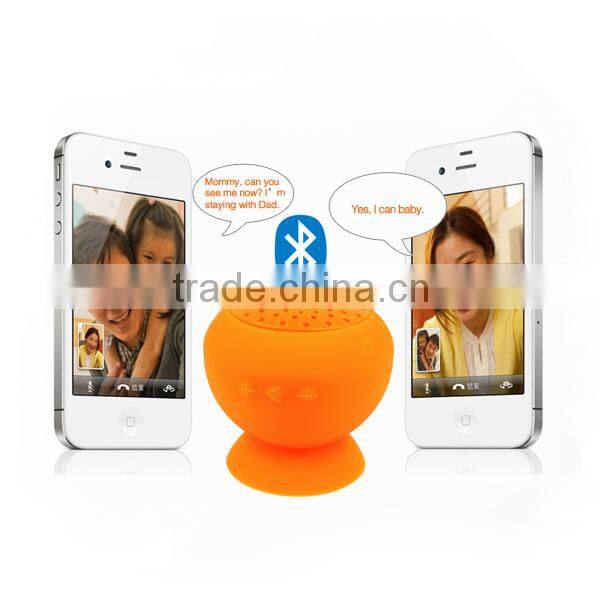 portable mini wireless sucking mushroom bluetooth speaker with high quality