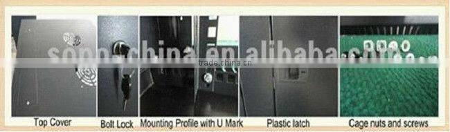 19'' single section wall mounted network server cabinet /standing Cabinet