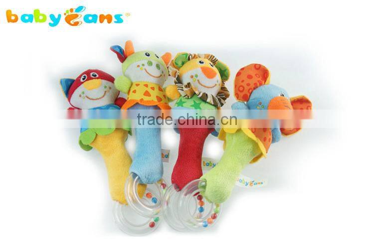 Babyfans Stuffed Animal Toy Manufactures china Rattle Teether Baby Toys