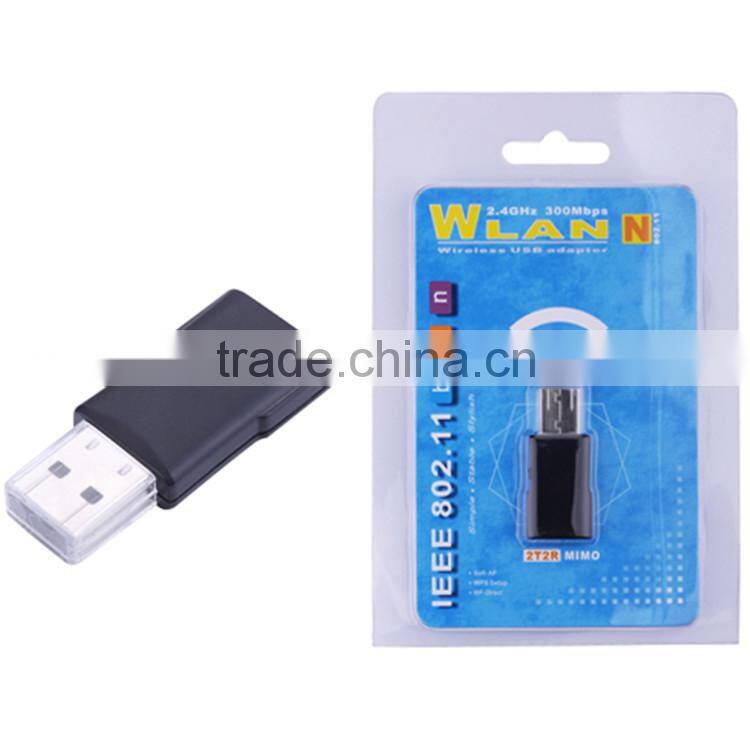 Top quality high gain 300Mbps USB 2.0 ralink rt5372 usb wifi receiver adapter dongle