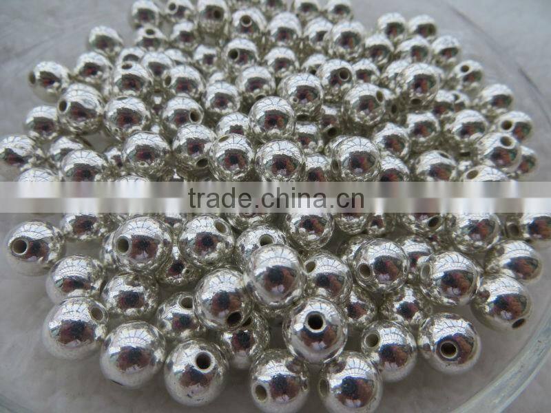 Newest High Quality Glod- plating chunky loose beads, shiny acrylic ccb beads for necklace ,wholesale!!