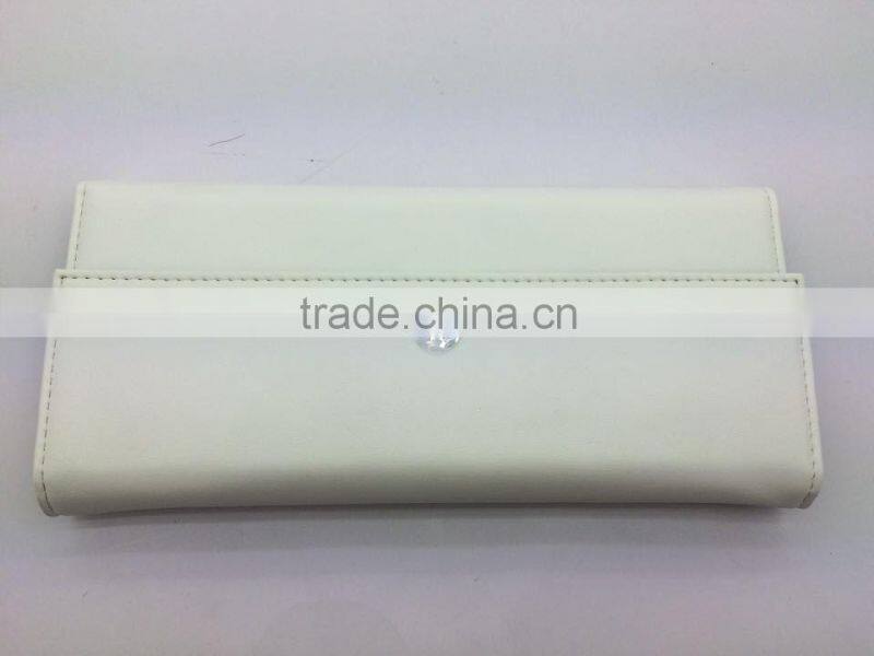 Exquisite Fashion Purple PU Leather Jewelry Wallet Organizer