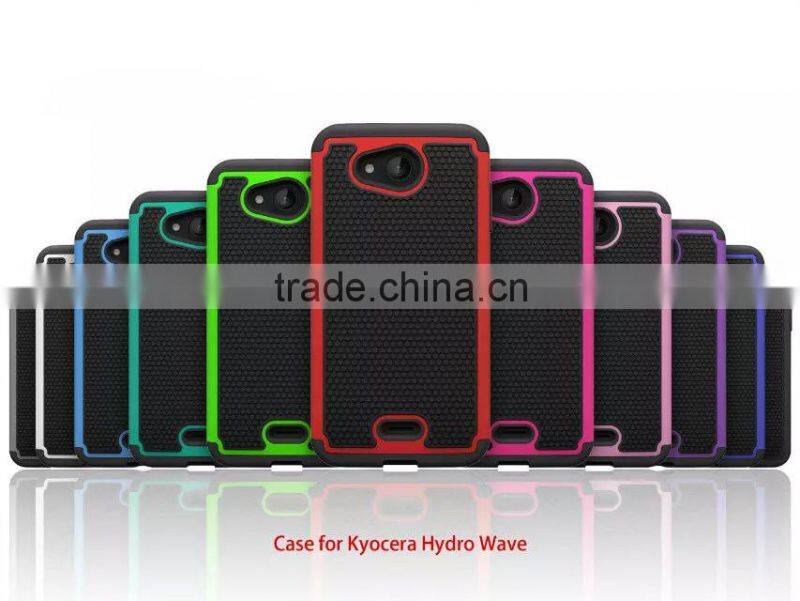 Keno Football Phone Case for Kyocera Hydro Wave, PC Silicone Combo Case for Kyocera Hydro Wave