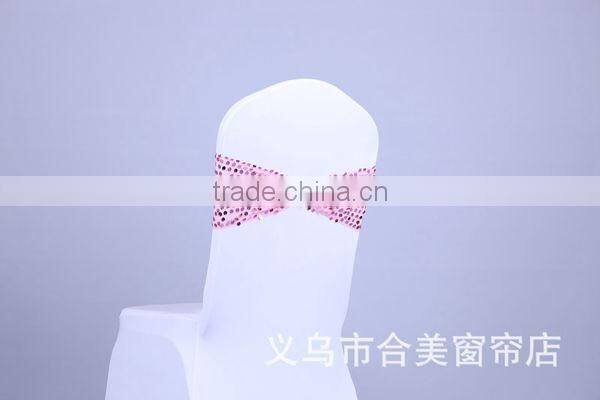 lace chair sash elastic ruffle chair sash cheap spandex chair sashes