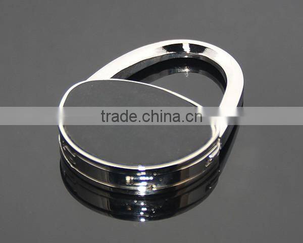 Wholesale Custom Handbag Shaped Bag Holder Zinc Alloy Foldable Metal Blank Bag Hanger Hook