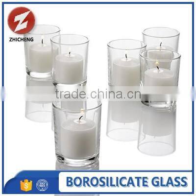 various sizes heat resistant glass jar for candle
