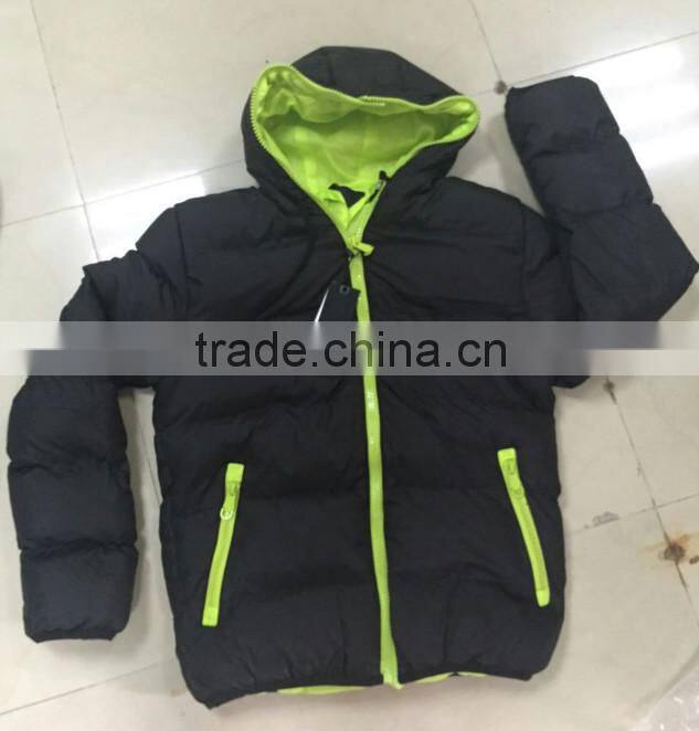 Winter men's jacket with hoody