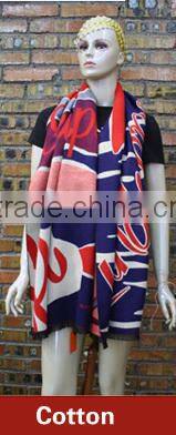 2016 printting viole scarf 100% voile Spring Summer scarf