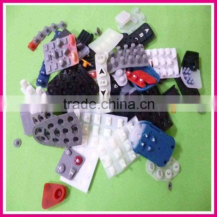 access control keypad with high translucent silicone rubber