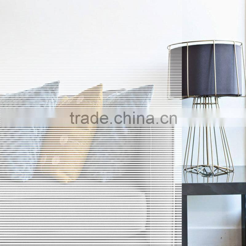 SWITCHABLE Gradation White Stripe PET Foil Similar to 3M Window Film