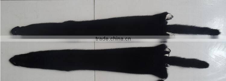 High quality balck mink fur skin factory wholesale